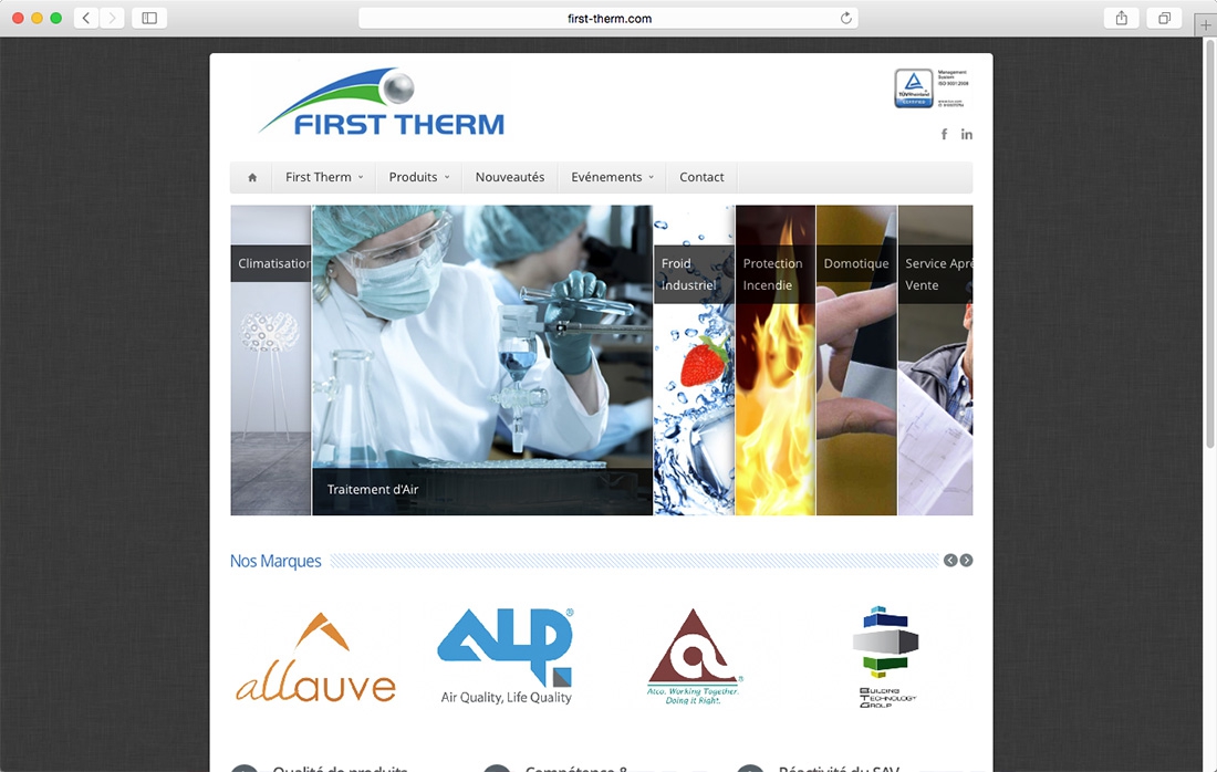 Sites Web First Therm